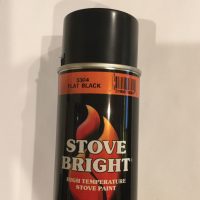 S304 Stove Bright Flat Black Paint