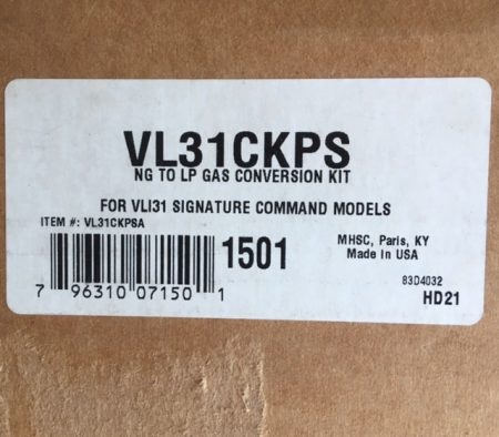 VL31CKPS Majestic VLI31 Natural to Lp Conversion Kit