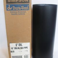 8618 6DVL-18 Duravent Double Wall Black Pipe